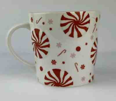 STARBUCKS Raised Peppermint Candy Cane Holiday Christmas 2007 Mug 16oz Gift - Sold on eBay Dec, 18th 2019 for $19.99