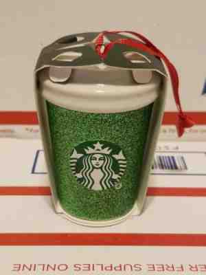 NEW Starbucks Holiday 2019 Green Glitter Cup Christmas Ornament - Sold on eBay Dec, 18th 2019 for $18.99