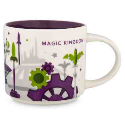 Disney Magic Kingdom You Are Here Tomorrowland Ceramic Coffee Mug Starbucks - Sold on eBay Dec, 18th 2019 for $27.99