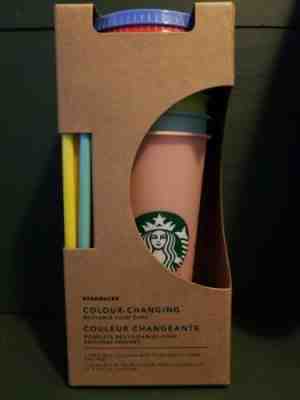 NEW Starbucks Colour-Changing Reusable Cold Cup Collection Pack Super RARE  - Sold on eBay Dec, 18th 2019 for $66.00