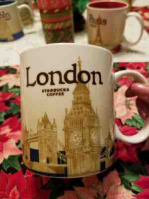 STARBUCKS 2011 LONDON 16 OZ COFFEE MUG GLOBAL ICON COLLECTOR'S SERIES - Sold on eBay Dec, 18th 2019 for $40.00