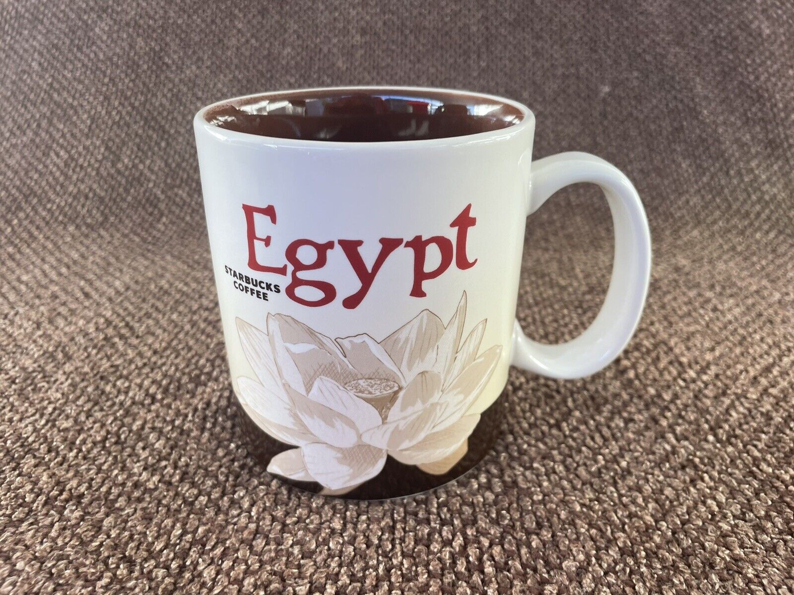 Starbucks Egypt 2013 Global Icon Series Exclusive Collector's Edition 16oz Mug - Sold on eBay December 13th, 2024 for $99.95 (1 bids) 