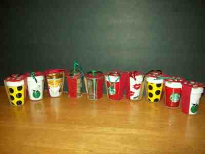 Starbucks Christmas Ornament LOT ten ornaments NIB Holiday ornaments TEN - Sold on eBay Jan, 10th 2020 for $36.00