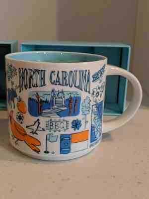 New Starbucks "Been There" North Carolina Mug  14oz.  - Sold on eBay Jan, 10th 2020 for $26.00