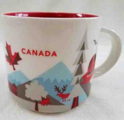 2017 Starbucks CANADA You Are Here Collection Coffee Mug Cup 14 Oz  - Sold on eBay Jan, 10th 2020 for $25.00