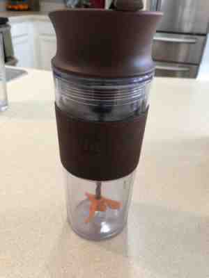 Starbucks VIA Ready Brew Swirl Tumbler by BODUM Plastic Cup Tumbler Mixer - B39 - Sold on eBay Jan, 10th 2020 for $21.99
