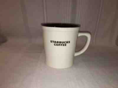 Starbucks Coffee 2009 Cream White Mug Brown Inside 16oz New Bone China Tea Cup - Sold on eBay Jan, 10th 2020 for $15.00