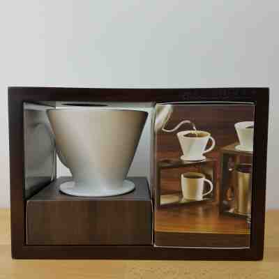 Starbucks Barista Wood Stand w/ Pour Over Ceramic Brewing System- Dark Wood - Sold on eBay Jan, 10th 2020 for $50.00