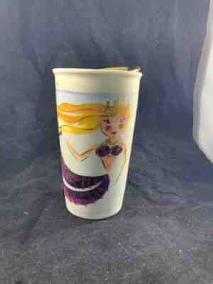 RARE Starbucks Siren Mermaid 2015 Illustrate Travel Mug Tumbler Gold Lid 12oz  - Sold on eBay Jan, 10th 2020 for $19.99