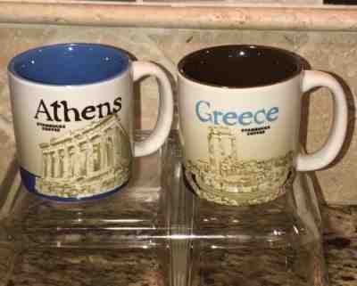 Starbucks 2017 GREECE & ATHENS Mini Coffee Mugs Cups 3 Oz Size Demitasse - Sold on eBay Jan, 10th 2020 for $35.99