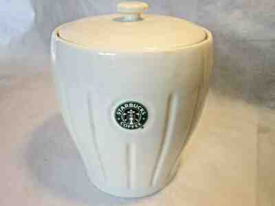  Starbucks Coffee or Cookie Pleated Logo Canister with Mermaid 2003 EUC - Sold on eBay Jan, 10th 2020 for $19.99