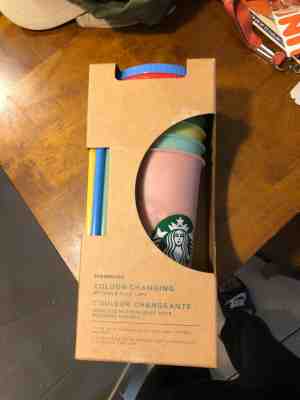 starbucks color changing cups cold 5 pack - Sold on eBay Jan, 10th 2020 for $41.00