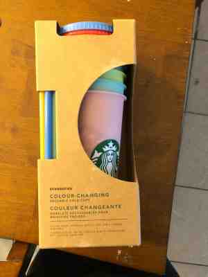 starbucks color changing cups cold 5 pack - Sold on eBay Jan, 10th 2020 for $44.00
