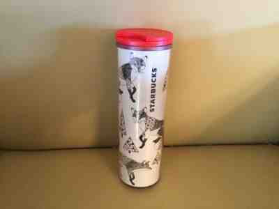 Starbucks 2017 Fox Acrylic Coffee Travel Tumbler 16 oz - Sold on eBay Jan, 10th 2020 for $17.99