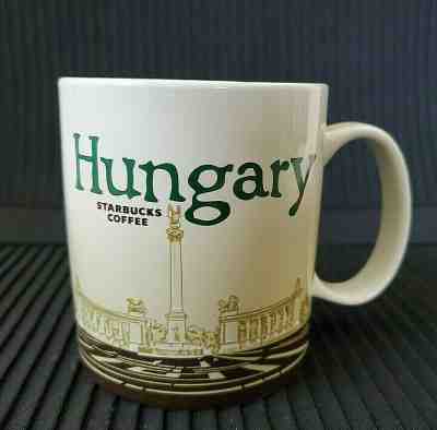 STARBUCKS COFFEE 'HUNGARY MAGYARORSZAG' 2016 - GLOBAL ICON SERIES CITY MUG - Sold on eBay Jan, 10th 2020 for $45.00