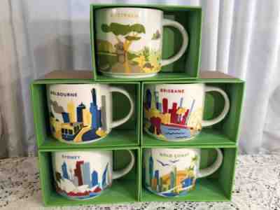 RARE US SELLER NEW STARBUCKS YAH You are here 5 MUGS Sydney Australia Melbourne