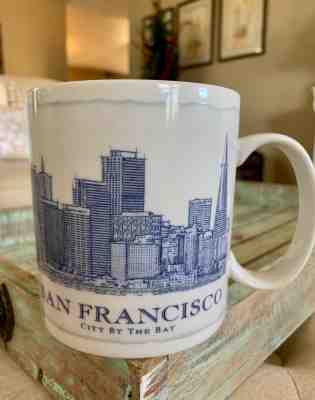 Starbucks Coffee Architectural Series Mug SAN FRANCISCO 18 oz 2008 BY THE BAY - Sold on eBay Jan, 10th 2020 for $15.00