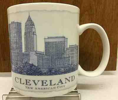 Cleveland Ohio STARBUCKS MUG New American City c2006 Metropolitan Profile - Sold on eBay Jan, 10th 2020 for $18.95