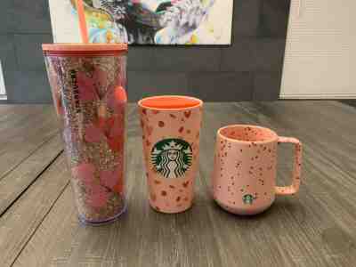 Starbucks Limited Edition 2020 Valentine's Day 14oz Mug, 12oz and 24oz Tumbler  - Sold on eBay Jan, 10th 2020 for $99.99