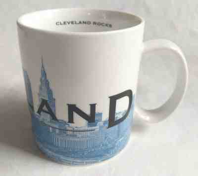 Starbucks Cleveland Rocks 2002 Skyline Series One Barista Coffee Tea Cup Mug - Sold on eBay Jan, 9th 2020 for $29.00