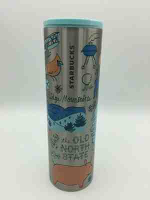 Starbucks North Carolina Vacuum Insulated Stainless Steel Traveler 16oz Tumbler  - Sold on eBay Jan, 9th 2020 for $35.00