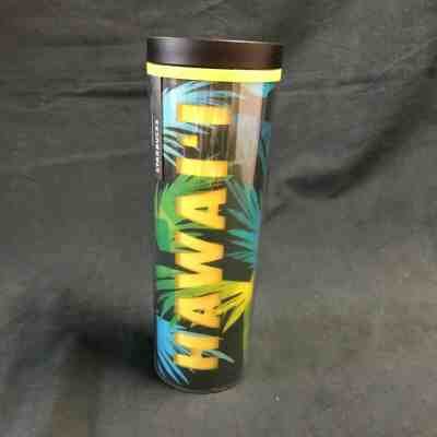 Starbucks Hawaii Mug 2016 Blue Green Palm Trees 16oz Travel Tumbler Mug NWT - Sold on eBay Jan, 9th 2020 for $29.99