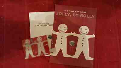 15 Years! STARBUCKS 2004 Mint Gingerbread Man Gift Card & Matching Greeting Card - Sold on eBay Jan, 9th 2020 for $17.66