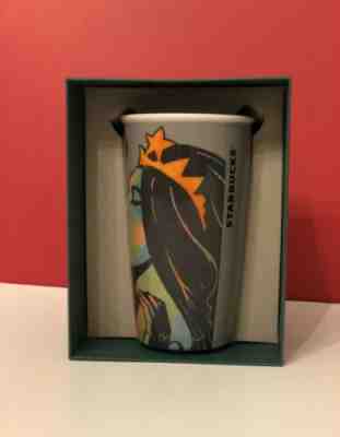 2016 NIB Starbucks Milton Glaser Tumbler Mug 25th Ann Siren Mermaid Coffee Tea - Sold on eBay Jan, 9th 2020 for $34.99