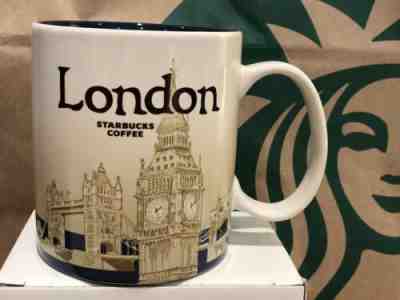 Starbucks Coffee Mug - LONDON -Global City Icon Series 16 Oz NIB