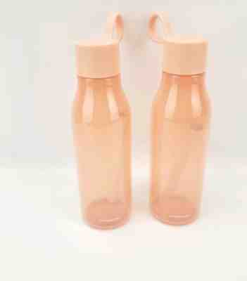 2- Starbucks Water Bottles Summer 2019 Pink Venti 24oz BPA Free Plastic  - Sold on eBay Jan, 9th 2020 for $21.99