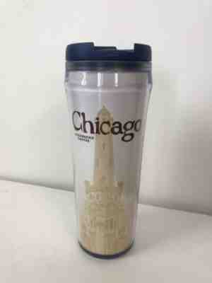 Starbucks 2009 Chicago City Skyline 12oz Plastic Travel Mug - Sold on eBay Jan, 9th 2020 for $35.99
