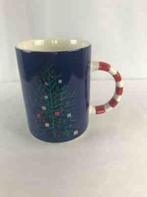 NEW Starbucks 2018 Holiday Collection Blue Christmas Tree Coffee Cup Mug 12oz - Sold on eBay Jan, 9th 2020 for $15.30