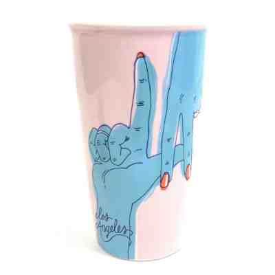 Starbucks Los Angeles Ceramic Double Wall Tumbler Mug '17 City Collection NO LID - Sold on eBay Jan, 9th 2020 for $24.99