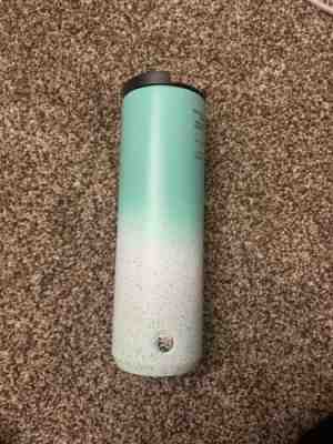 Starbucks 2019 Hot Tumbler Traveler Coffee Mug Tiffany Blue Ombre Splatter HTF - Sold on eBay Jan, 9th 2020 for $30.00