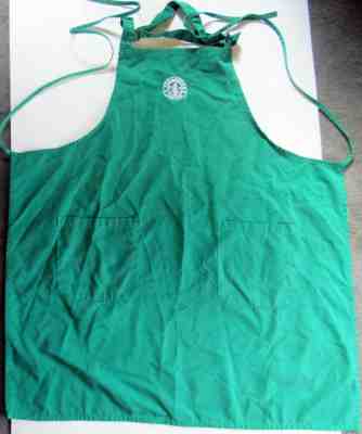 Starbucks Apron Green Adult Official Employee Uniform Embroidered Logo - Sold on eBay Jan, 9th 2020 for $15.00