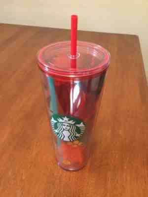 NEW STARBUCKS 2019 WINTER HOLIDAY 24 OZ TUMBLER-RED HOLLY FAST SHIP - Sold on eBay Jan, 9th 2020 for $18.99