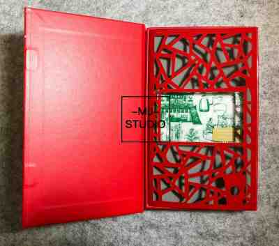 Starbucks blue and white New Year greeting card gift box (green blue)2 pcs - Sold on eBay Jan, 9th 2020 for $19.80