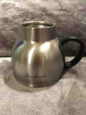 Starbucks Stainless Steel Chubby Coffee Mug 16 oz Skid Proof Base NO LID - Sold on eBay Jan, 9th 2020 for $17.99
