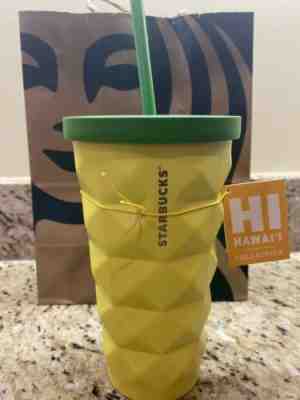 ???? Starbucks Limited Edition Hawaii Pineapple Tumbler ???????? Brand New! - Sold on eBay Jan, 9th 2020 for $35.00