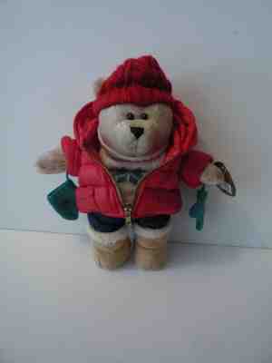 Starbucks Bearista Winter Red Green Parka 2006 51st Ed.10" Bear Coffee Toy MINT - Sold on eBay Jan, 9th 2020 for $15.00