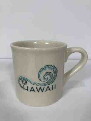 STARBUCKS HAWAII COFFEE MUG 2013 Made In USA 14-ounce BLUE WAVE Surf Hawaiian - Sold on eBay Jan, 9th 2020 for $23.99