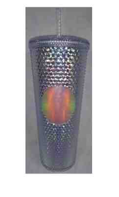 Starbucks Studded Holographic Venti 24 oz. Cold Cup Tumbler Holiday 2018 Unicorn - Sold on eBay Jan, 9th 2020 for $85.00