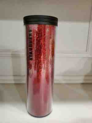 STARBUCKS 16 OZ 2019 HOLIDAY RED SPARKLY GLITTER HOT OR COLD CUP TUMBLER NEW - Sold on eBay Jan, 9th 2020 for $29.00