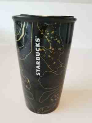 Starbucks 2018 Holiday Black and Gold Double Wall Traveler Tumbler  - Sold on eBay Jan, 9th 2020 for $28.00