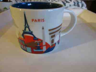 Starbucks PARIS Mug Cup YAH You Are Here  Brand- LOCATED BK 3 - Sold on eBay Jan, 9th 2020 for $23.99