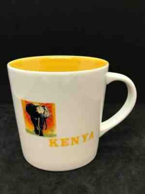 STARBUCKS 2005 KENYA Africa Arabia Elephant Coffee Mug Cup Original Series 16oz. - Sold on eBay Jan, 9th 2020 for $21.50
