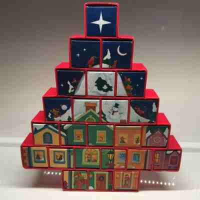 Starbucks 2006 Christmas Tree Advent Calendar Reversible Gift Drawers Empty - Sold on eBay Jan, 9th 2020 for $25.00