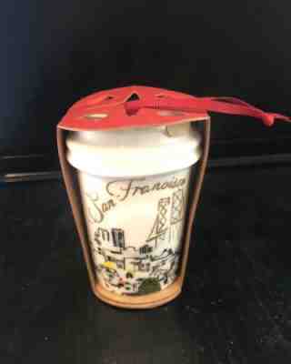 Starbucks 2015 San Francisco Ornament - NEW! - Sold on eBay Jan, 9th 2020 for $15.95