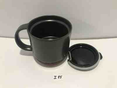 Matte Black Starbucks Coffee Co Cork Bottom With Lid Mug Travel 12oz 2016 I85 - Sold on eBay Jan, 9th 2020 for $34.99