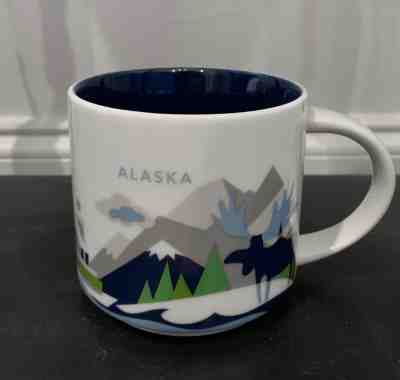 STARBUCKS "You Are Here" Collection / ALASKA / RETIRED / City Mug - Mint Cond - Sold on eBay Jan, 8th 2020 for $21.99